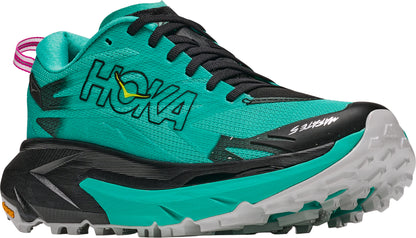 Hoka Mafate 5 Womens Trail Running Shoes - Green