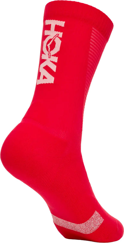 Hoka Race Day Crew Running Socks - Red