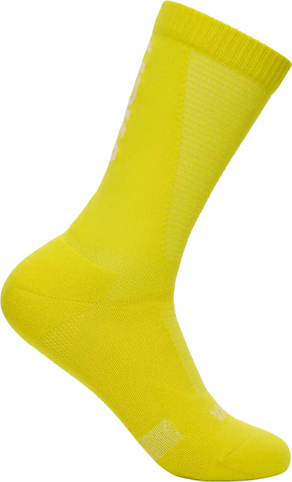Hoka Race Day Crew Running Socks - Yellow