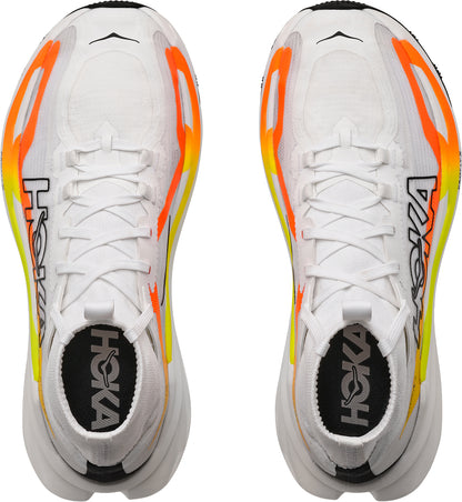 Hoka Tecton X 4 Womens Trail Running Shoes - White