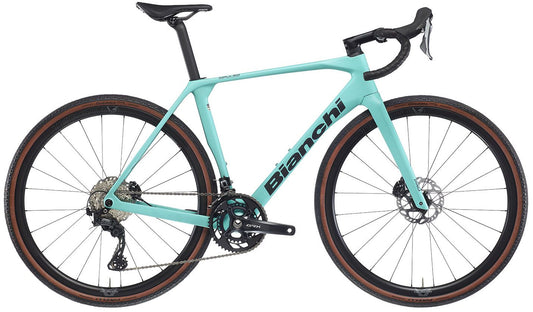 Bianchi Impulso Pro GRX820 Carbon Gravel Bike 2025 - Celeste