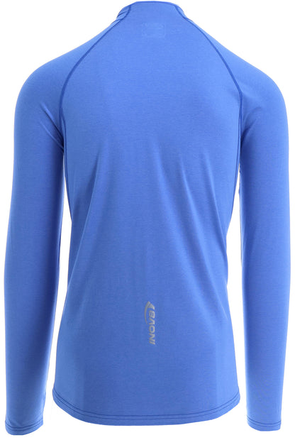 Inov8 Active Half-Zip Long Sleeve Mens Running Top - Blue