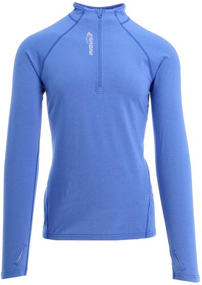 Inov8 Active Half-Zip Long Sleeve Mens Running Top - Blue