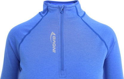 Inov8 Active Half Zip Long Sleeve Womens Running Top - Blue