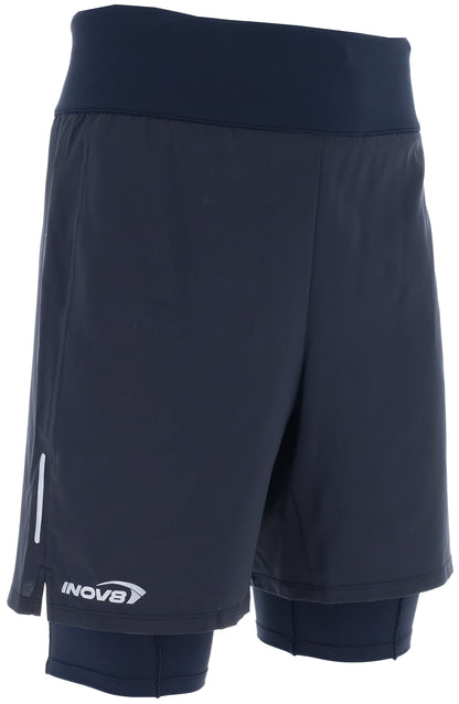 Inov8 Airlite 2 In 1 Mens Running Shorts - Black