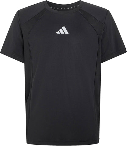 adidas Tech Apparel Climacool Short Sleeve Junior Running Top - Black