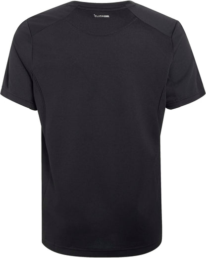adidas Tech Apparel Climacool Short Sleeve Junior Running Top - Black