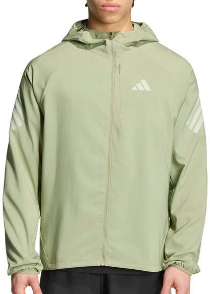 adidas Adi365 Iconic Climacool Mens Running Jacket - Green
