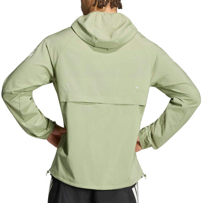 adidas Adi365 Iconic Climacool Mens Running Jacket - Green