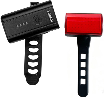 KranX Solaris 4.0 400 / 100 USB Bike Light Set