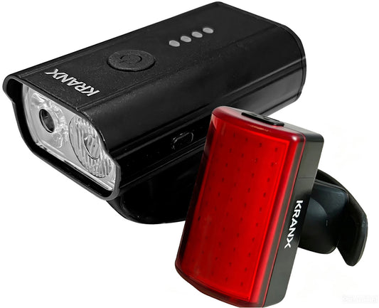 KranX Solaris 4.0 400 / 100 USB Bike Light Set
