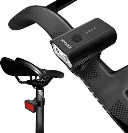 KranX Solaris III 400/100 USB Bike Light Set