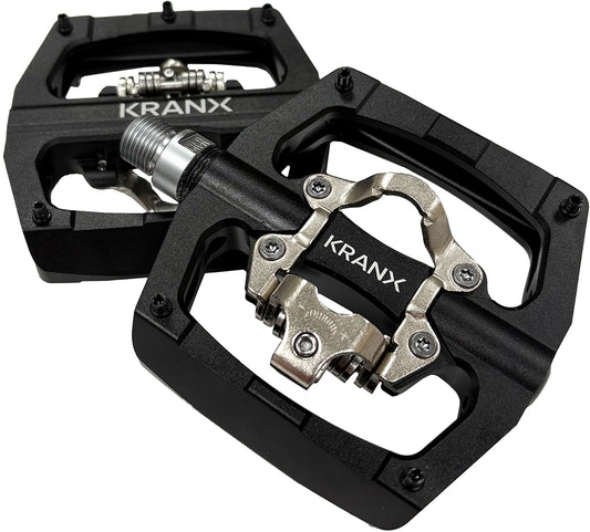 KranX Trail Multi Dual Alloy Platform SPD Pedals - Black