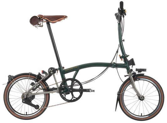 Brompton x Bremont x Cheaney M 12-Speed Folding Bike - Green