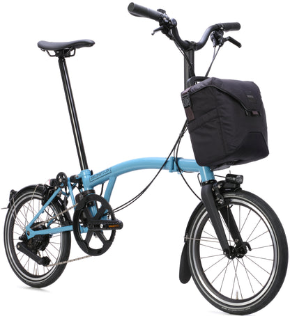 Brompton P Line eMotiq Electric Folding Bike - Cloud Metallic