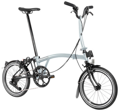 Brompton P Line M 12-Speed Folding Bike - Lunar Ice