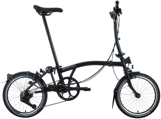 Brompton C Line M12 Folding Bike - Black