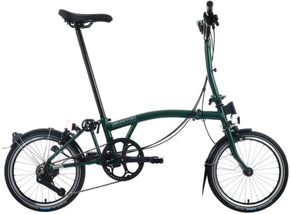 Brompton C Line M12 Folding Bike - Racing Green