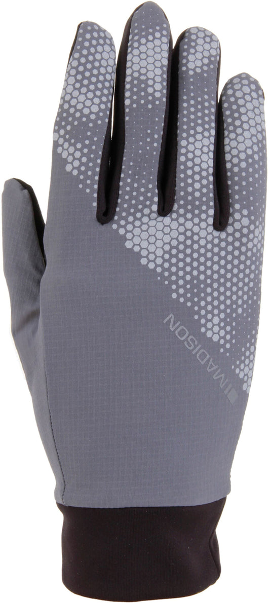 Madison Freewheel Stellar-Tech Windproof Full Finger Cycling Gloves - Black