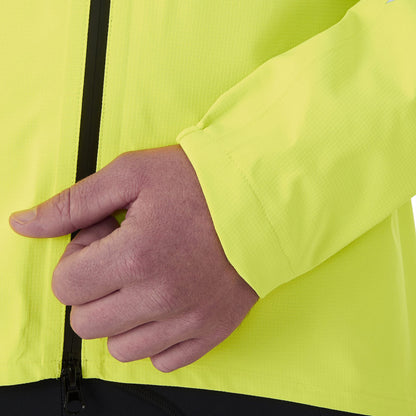 Madison Freewheel Waterproof Mens Cycling Jacket - Yellow