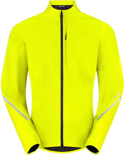 Madison Freewheel Waterproof Mens Cycling Jacket - Yellow