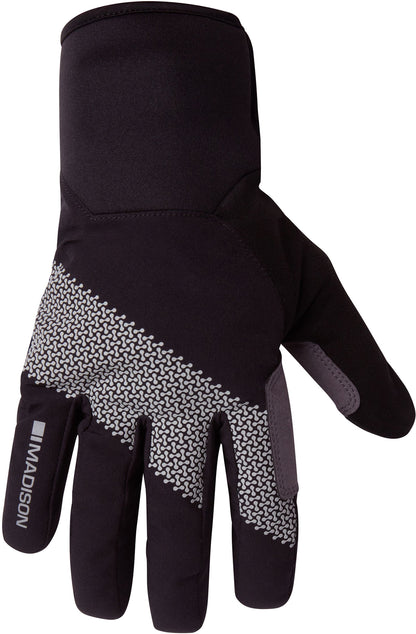 Madison Stellar Reflective Waterproof Thermal Full Finger Cycling Gloves - Black