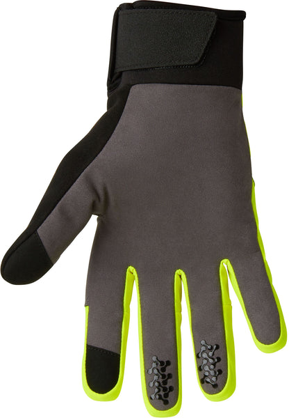 Madison Stellar Reflective Waterproof Thermal Full Finger Cycling Gloves - Yellow