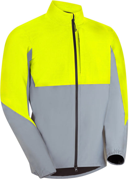 Madison Stellar Ultra Reflective Waterproof Mens Cycling Jacket - Yellow
