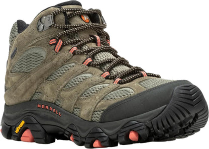 Merrell Moab 3 Mid GORE-TEX Womens Walking Boots - Green