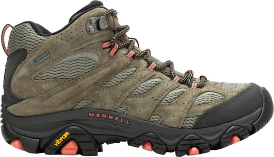 Merrell Moab 3 Mid GORE-TEX Womens Walking Boots - Green
