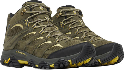 Merrell Moab 3 Mid GORE-TEX Mens Walking Boots - Green