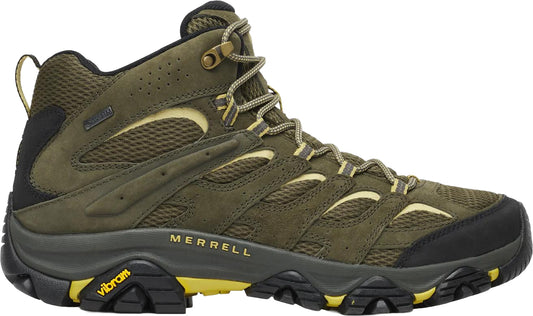 Merrell Moab 3 Mid GORE-TEX Mens Walking Boots - Green