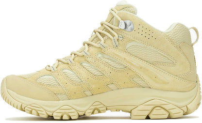 Merrell Moab 3 Mid Waterproof Mens Walking Boots - Cream