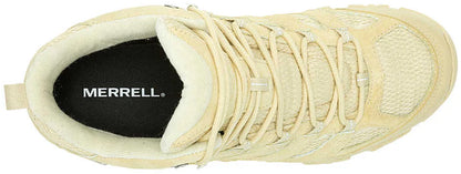 Merrell Moab 3 Mid Waterproof Mens Walking Boots - Cream