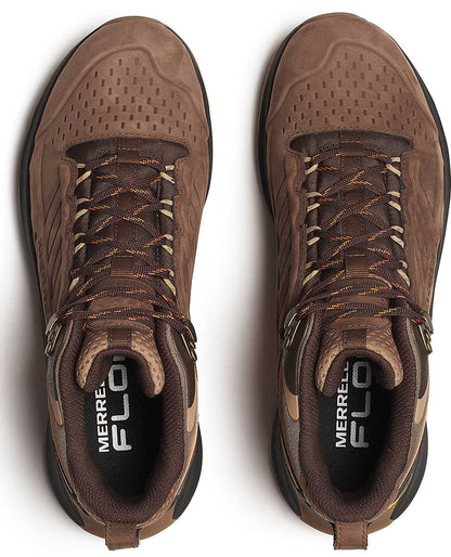 Merrell Moab Speed 2 Leather Mid Waterproof Mens Walking Boots - Brown