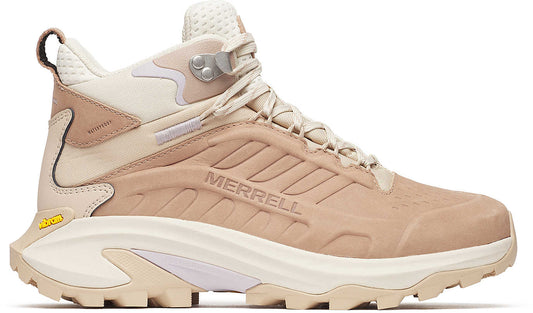 Merrell Moab Speed 2 Leather Mid Waterproof Womens Walking Boots - Pink