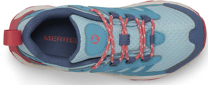 Merrell Moab Speed 2 Waterproof Junior Walking Shoes - Blue