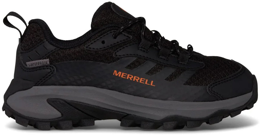 Merrell Moab Speed 2 Waterproof Junior Walking Shoes - Black â Start Fitness