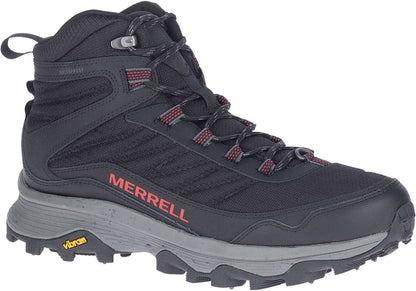 Merrell Moab Speed Thermo Spike Mid Waterproof Mens Walking Boots - Black