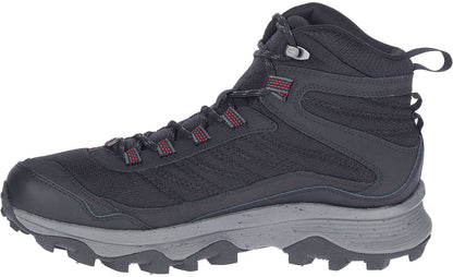 Merrell Moab Speed Thermo Spike Mid Waterproof Mens Walking Boots - Black
