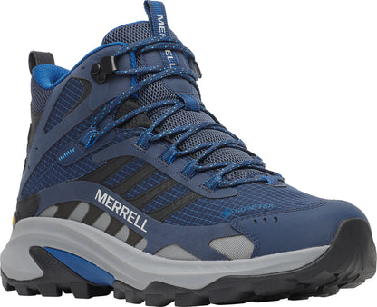 Merrell Moab Speed 2 Mid GORE-TEX Mens Walking Boots - Blue