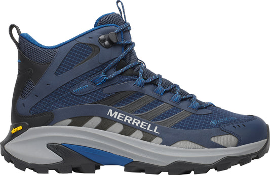 Merrell Moab Speed 2 Mid GORE-TEX Mens Walking Boots - Blue