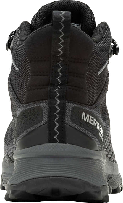 Merrell Speed Eco Mid Waterproof Mens Walking Boots - Black
