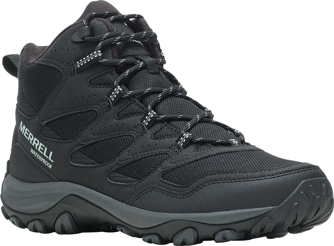 Merrell West Rim Sport Thermo Mid Waterproof Mens Walking Boots Blac Start Fitness
