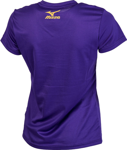 Mizuno DryLite Short Sleeve Womens Running Top - Purple