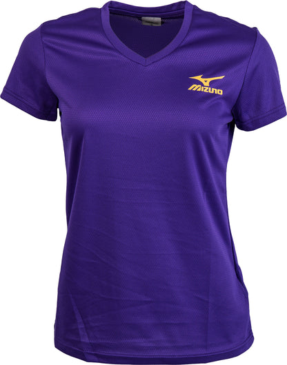 Mizuno DryLite Short Sleeve Womens Running Top - Purple