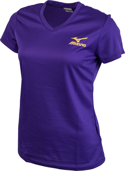 Mizuno DryLite Short Sleeve Womens Running Top - Purple