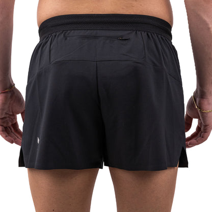 Mizuno Tech Light 3.5 Inch Mens Running Shorts - Black