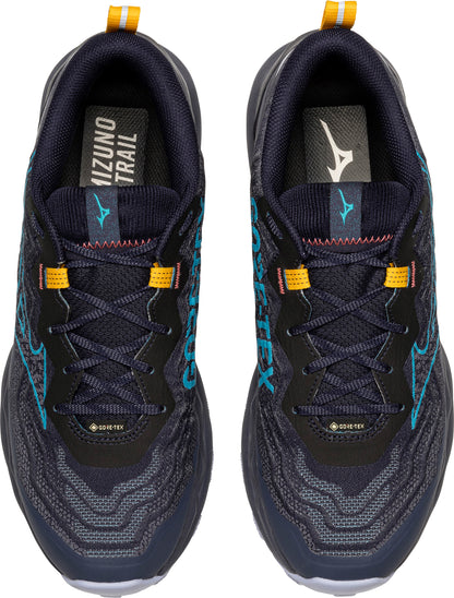 Mizuno Wave Daichi 9 GORE-TEX Mens Trail Running Shoes - Blue