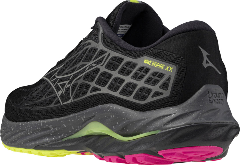 Mizuno Wave Inspire 20 Running Shoes - Black – Start Fitness